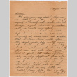 Letter from Alvin Uchiyama to Kathleen Koga Uchiyama (ddr-densho-406-138)