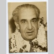 A man wearing leis (ddr-njpa-1-1314)