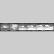 Negative film strip for Farewell to Manzanar scene stills (ddr-densho-317-203)