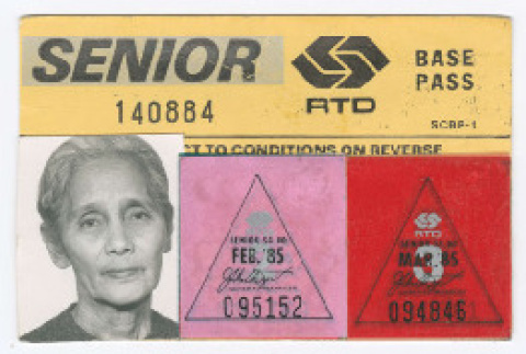 Senior RTD Base Pass (ddr-ohs-1-7)