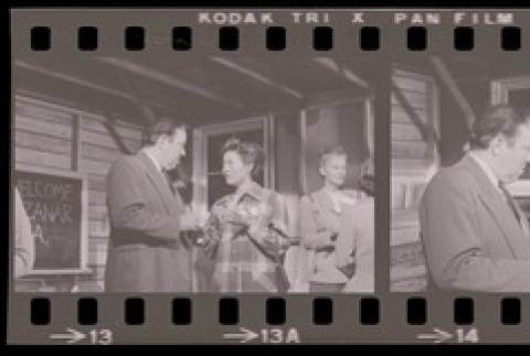 Negative film strip for Farewell to Manzanar scene stills (ddr-densho-317-100)