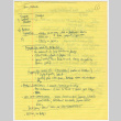 Harry Akune interview notes (ddr-densho-1007-953)