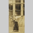 Umekichi Asahina performing archery (ddr-njpa-5-288)