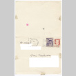 Letter to Yuri Tsukada from Mine Okubo (ddr-densho-356-639)