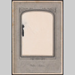 Empty photo mat frame (ddr-densho-493-148)