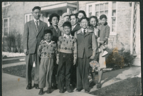 Sakura family and others on Easter, 1948 (ddr-densho-523-194)