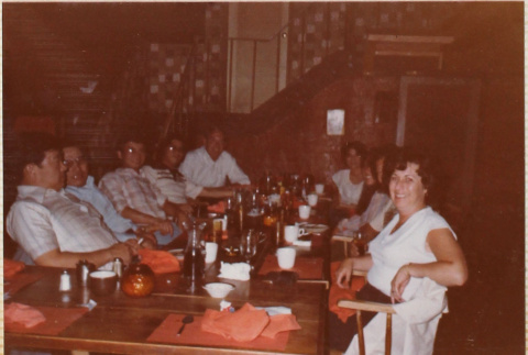 Nine people around a table (ddr-densho-426-1335)