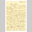 Letter from [Ayame] May Okine to Mr. Makoto Okine, October 22, 1946 (ddr-csujad-5-173)