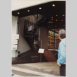 Circular stairway at entrance to shop (ddr-densho-422-598)