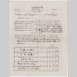 Report Card from Hunt High School for Masayo Horiuchi (ddr-densho-560-12)