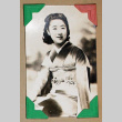 Portrait of a woman in a kimono (ddr-densho-404-421)