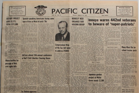 Pacific Citizen, Vol. 56, No. 13 (March 29, 1963) (ddr-pc-35-13)