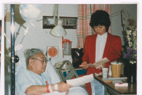Takeo Isoshima in G.H. Hospital (ddr-densho-477-526)
