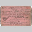 Hunting and Fishing License for 1938 (ddr-densho-201-412)