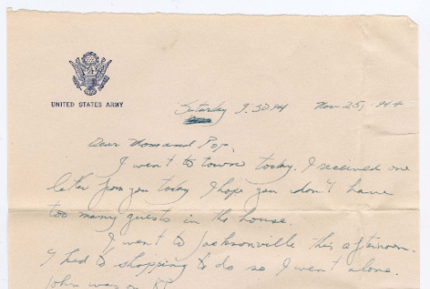 Letter from Tadashi Ishida to Mr. & Mrs. Y Ishida (ddr-densho-535-79)