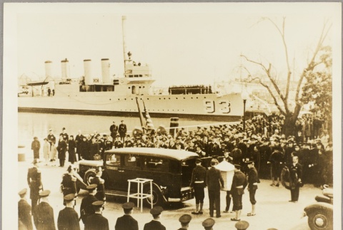 Funeral gathering near the USS Astoria (ddr-njpa-13-356)