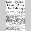 Kent, Japanese Center, Alert for Sabotage (December 8, 1941) (ddr-densho-56-520)