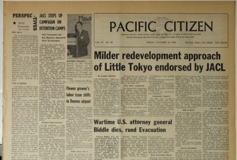 Pacific Citizen, Vol. 67, No. 16 (October 18, 1968) (ddr-pc-40-42)