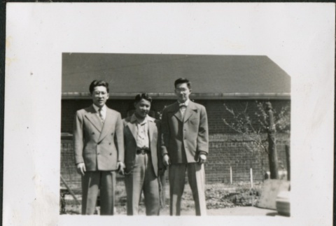 Three men in suits (ddr-densho-298-108)