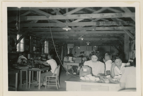 Workers at a co-op office (ddr-densho-37-873)