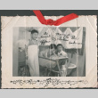 Holiday card with David, Gerald and Chester Jr. Sakura (ddr-densho-523-132)