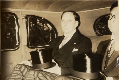 Ricardo Rivera Schreiber seated in a car (ddr-njpa-1-1798)