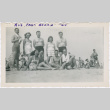 Mary Teruko Okada with her I House and Julliard friends at Riis Beach (ddr-densho-367-18)