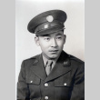 Portrait of Nasua Hashiguchi in uniform (ddr-densho-474-221)
