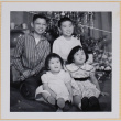 Leslie, Susan and William Shiomi with unidentified boy (ddr-densho-522-534)