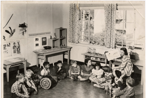Group of children in classroom (ddr-densho-426-235)