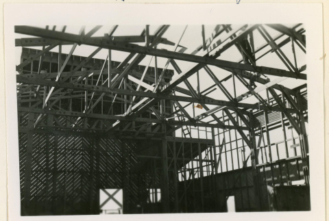 Auditorium under construction (ddr-densho-37-1329)