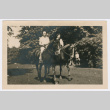 Man and Woman Riding Horses (ddr-densho-335-82)