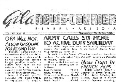 Gila News-Courier Vol. IV No. 21 (March 14, 1945) (ddr-densho-141-379)