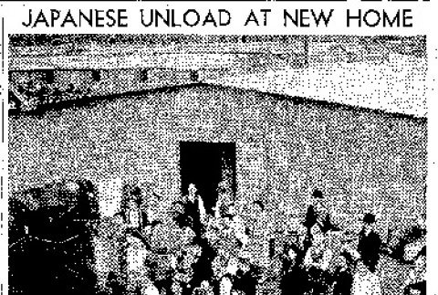 Japanese Unload at New Home (April 29, 1942) (ddr-densho-56-780)