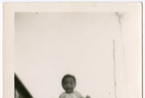 Baby Standing (ddr-densho-329-1351)