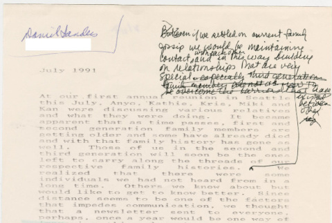 Domoto Family reunion write up (ddr-densho-329-1117)