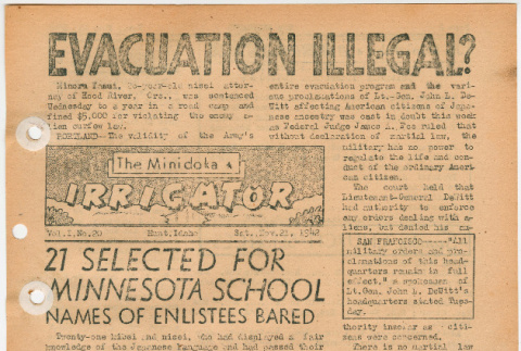 Minidoka Irrigator Vol. I No. 20 (November 21, 1942) (ddr-densho-119-153)