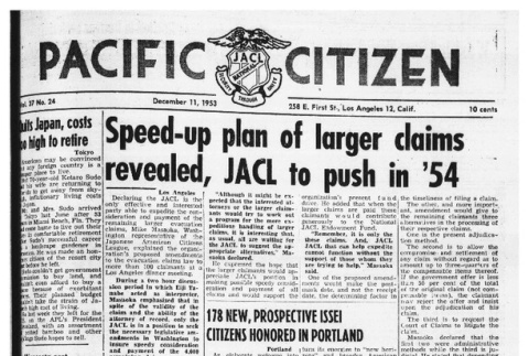 The Pacific Citizen, Vol. 37 No. 24 (December 11, 1953) (ddr-pc-25-50)