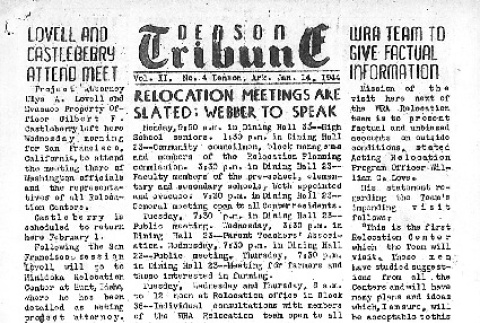 Denson Tribune Vol. II No. 4 (January 14, 1944) (ddr-densho-144-133)