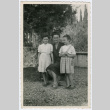 Portrait of woman and two girls in Italy (ddr-densho-368-68)