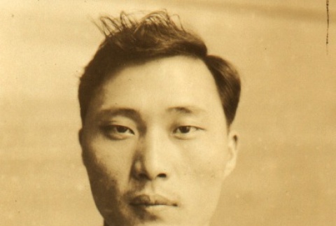 Teruyuki Nishikawa, a Japanese weight lifter (ddr-njpa-4-1442)