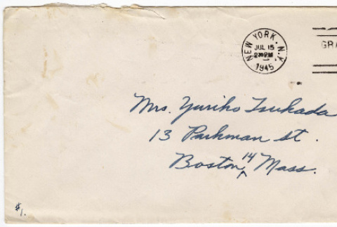 Letter to Yuri Tsukada from Richard Tsukada (ddr-densho-356-474)