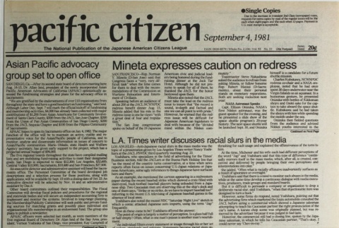 Pacific Citizen, Whole No. 2154, Vol. 93, No. 10 (September 4, 1981) (ddr-pc-53-35)