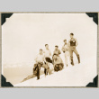 Men hiking up snowy mountain (ddr-densho-383-64)