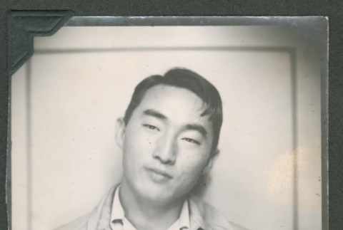 Portrait of young man (ddr-densho-550-160)