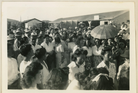 Crowd for departure (ddr-densho-37-882)