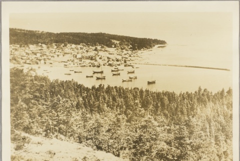 Photograph of boats in a harbor (ddr-njpa-13-1021)
