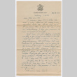 Letter from Tadashi Ishida to Mr. & Mrs. Y Ishida (ddr-densho-535-34)