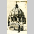 Danny Y. Teruda at St. Peter's Basilica (ddr-densho-22-293)