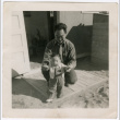 Kaneji Domoto with baby (ddr-densho-329-1318)